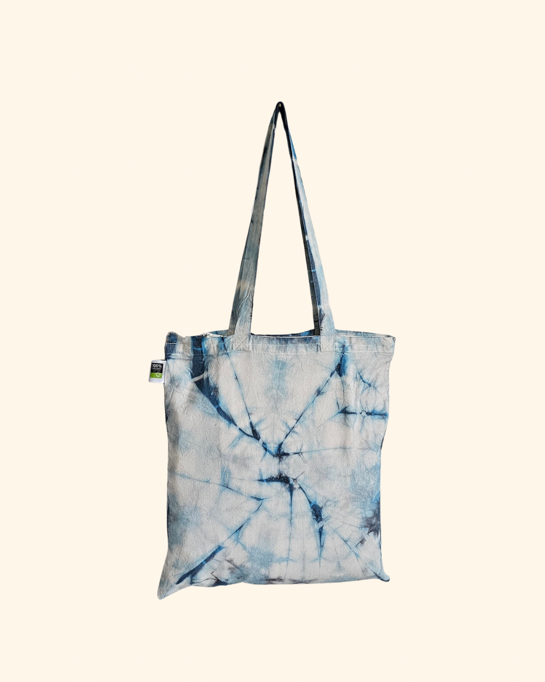 Blau - Schwarze Batik Tasche