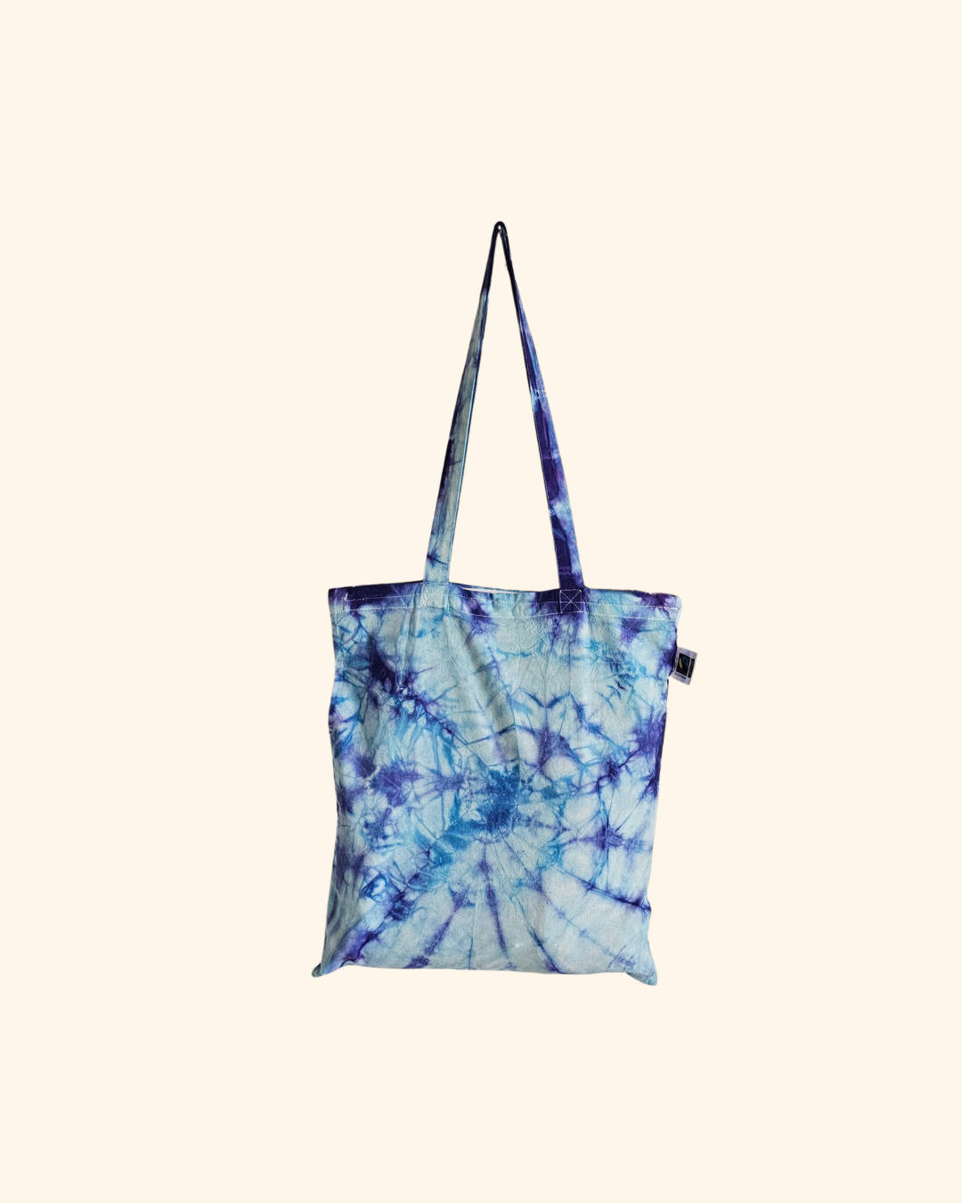 Blau - Violette Batik Tasche